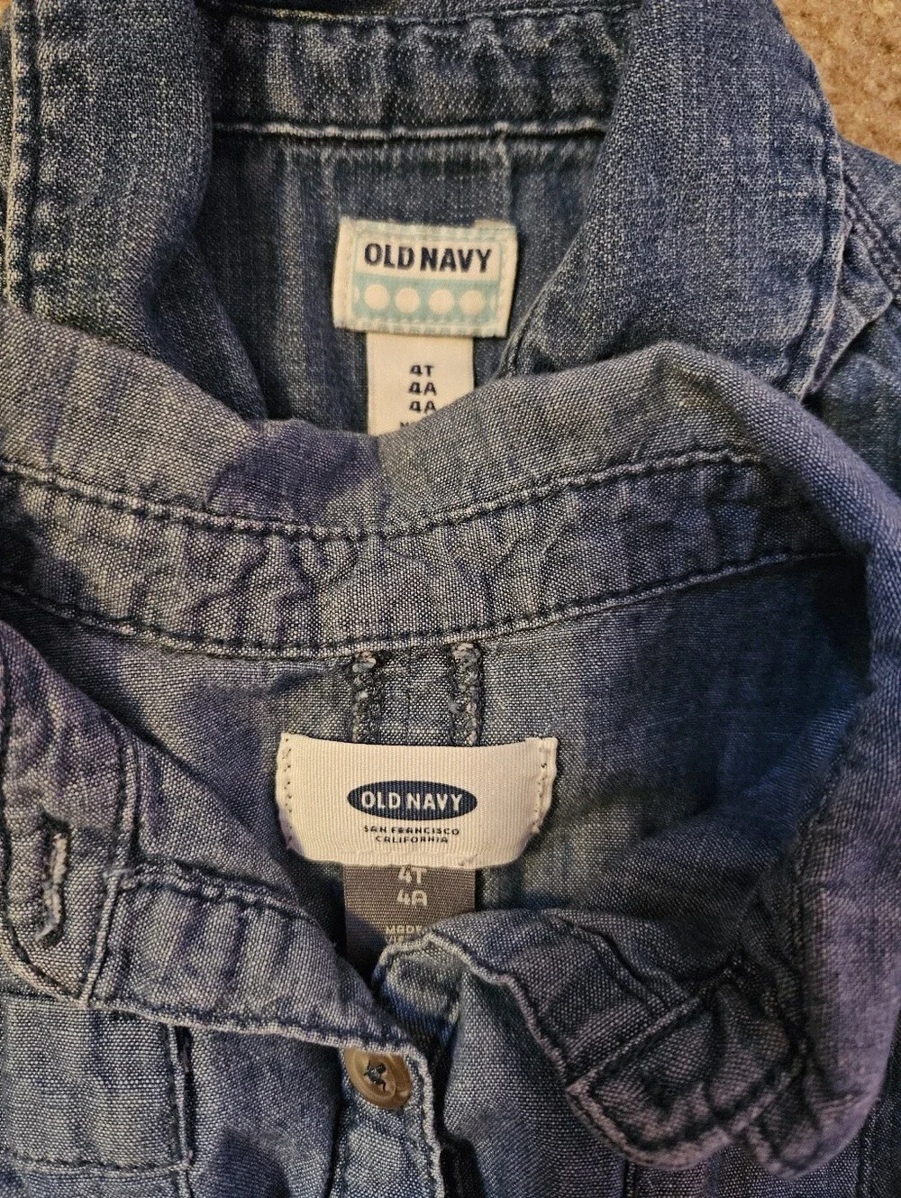 Denim Shirts & Dress 4t